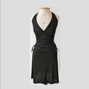 ABS by Allen Schwartz black halter dress